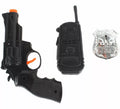 Kit de Policía: Walkie, Placa y Pistola de plástico