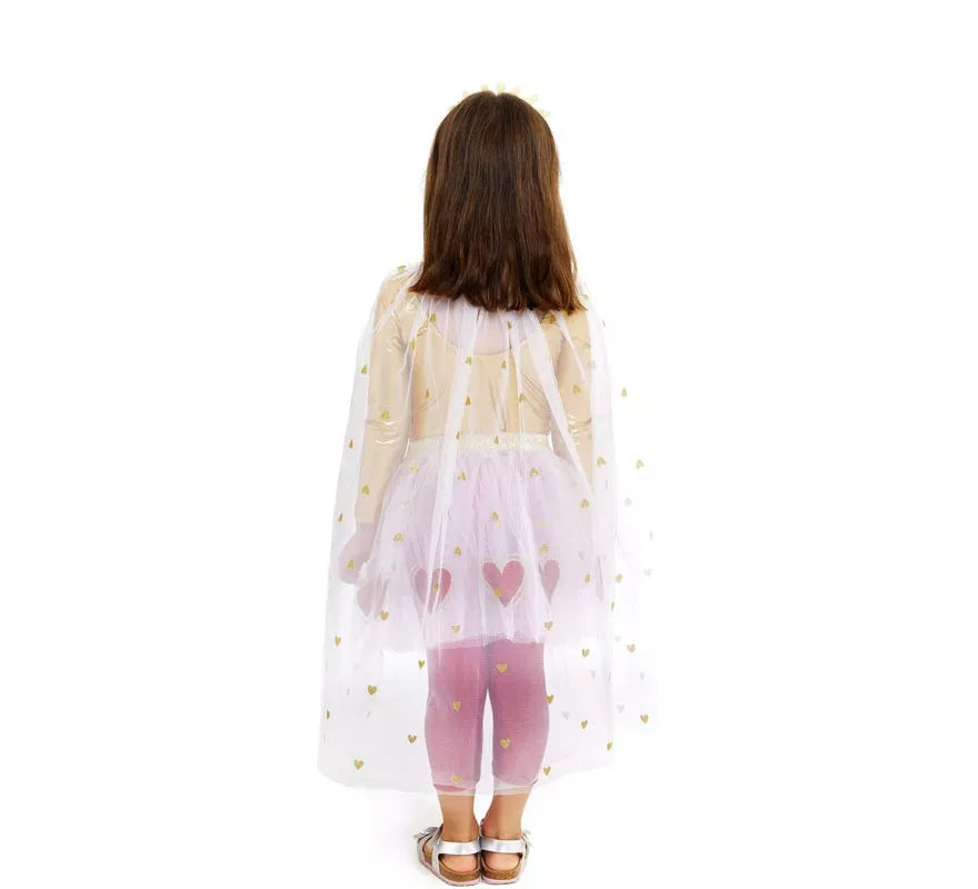Kit de Princesa Corazones infantil: Tutú y capa corazón
