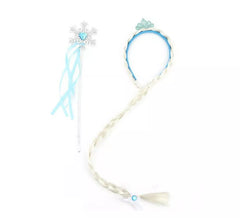 Ice Princess Kit: Headband with braid and Wand