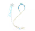 Kit de Princesa de Hielo: Diadema con trenza y Varita