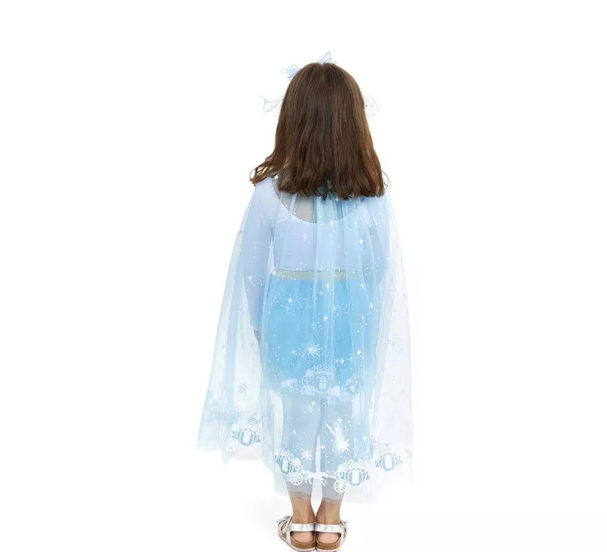 Kit de Princesa del Invierno infantil: Tutú y capa escarchada
