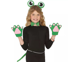 Froggy Kit for Kids: Tail, Gloves, Headband and Bow Tie