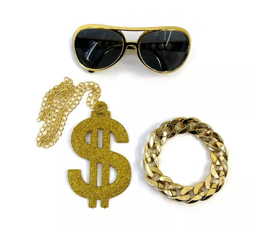 Translation missing: en.Kit de Rapero: Gafas, Collar y Pulsera