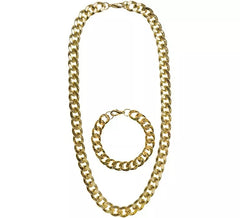 Rapper Kit: Gold Bracelet and Necklace
