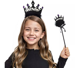 Dark Queen Kids Kit: Headband and Wand