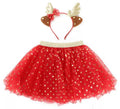 Kit de Reno de Navidad Infantil: Tutú y Diadema de Cuernos