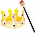 Kit de Rey dorado: Cetro y Corona