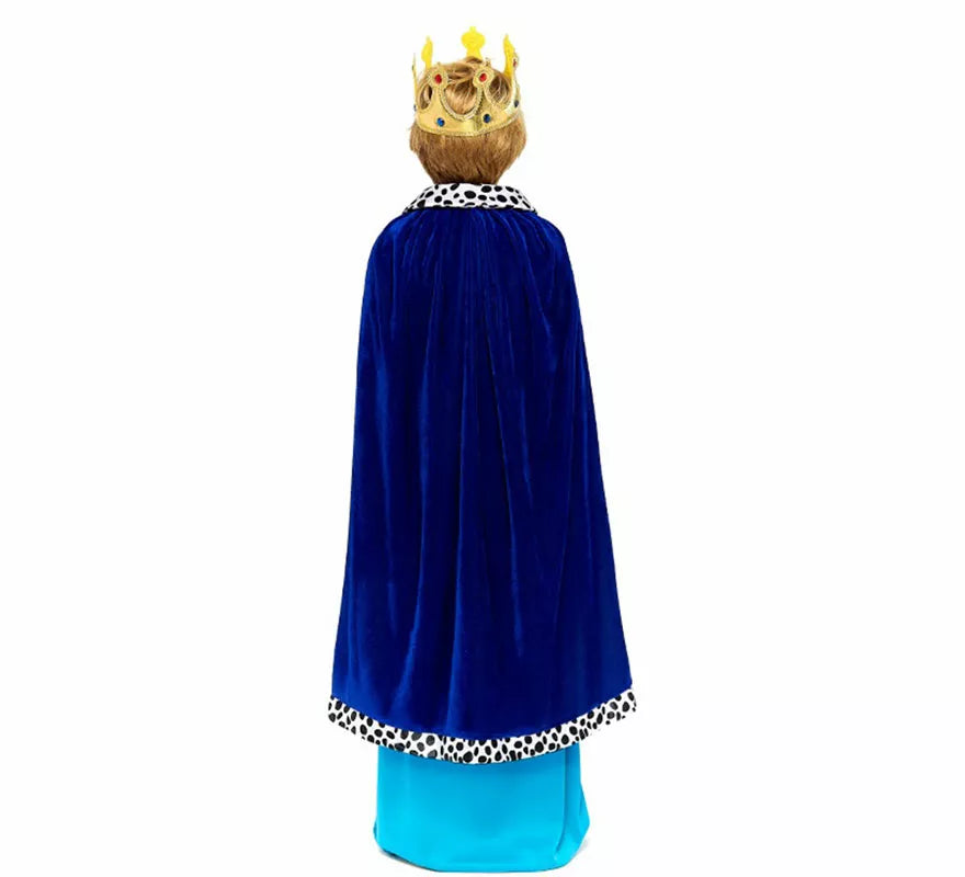 Translation missing: en.Kit de Rey Mago azul Infantil: Capa y Corona