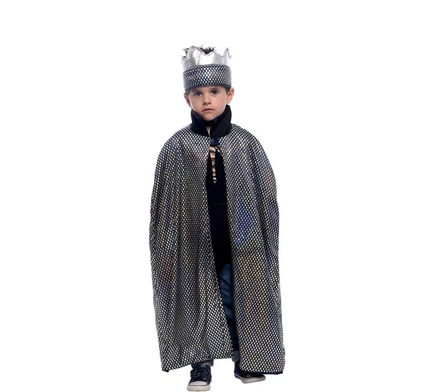 Translation missing: en.Kit de Rey Medieval infantil: Capa reversible y Corona