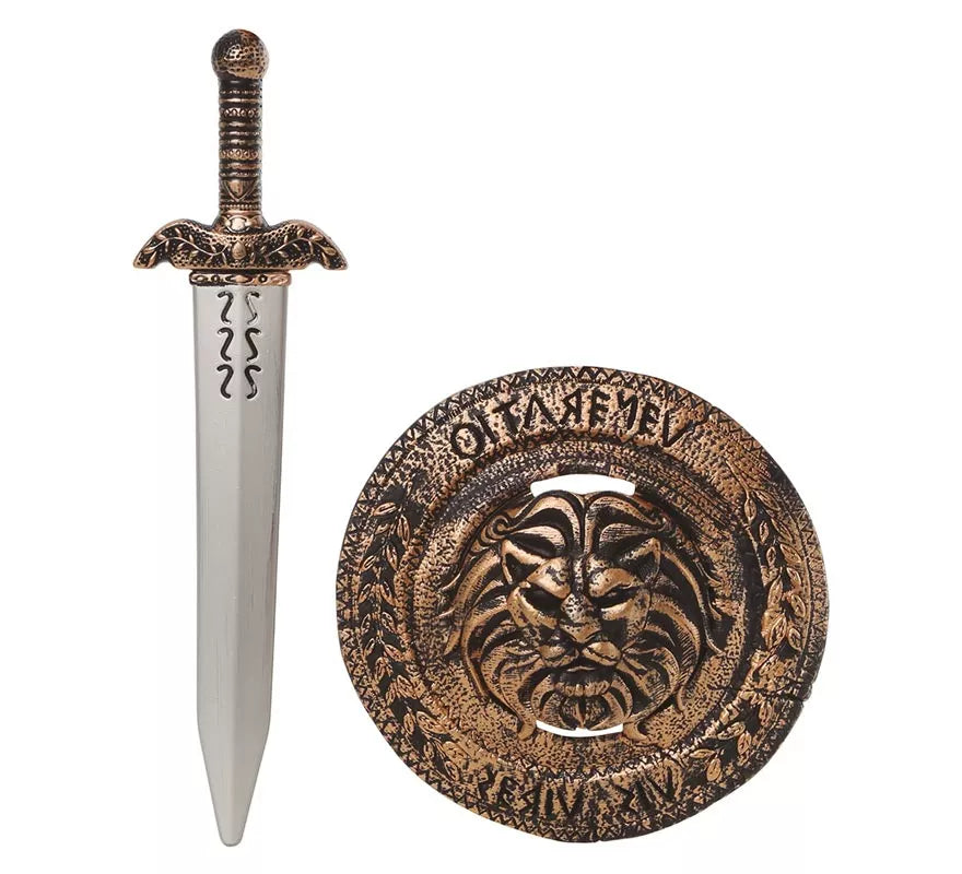 Kit de Romano infantil: Escudo y espada