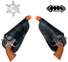 Sheriff Kit: 2 Guns with cases, Star and Bullets