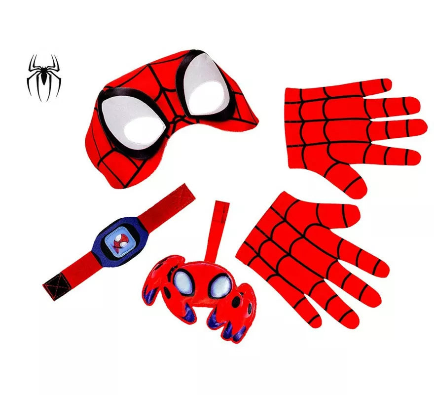 Translation missing: en.Kit de Spidey infantil: Antifaz, Guantes, Reloj y Araña