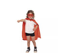 Kit de Superheroína Rojo Infantil: Capa y Antifaz