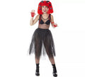 Kit de Vampira roja Molona adulto: Tutú y Peluca