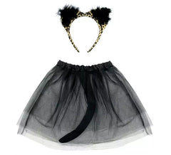 Feline Kit: Tutu and Headband with ears