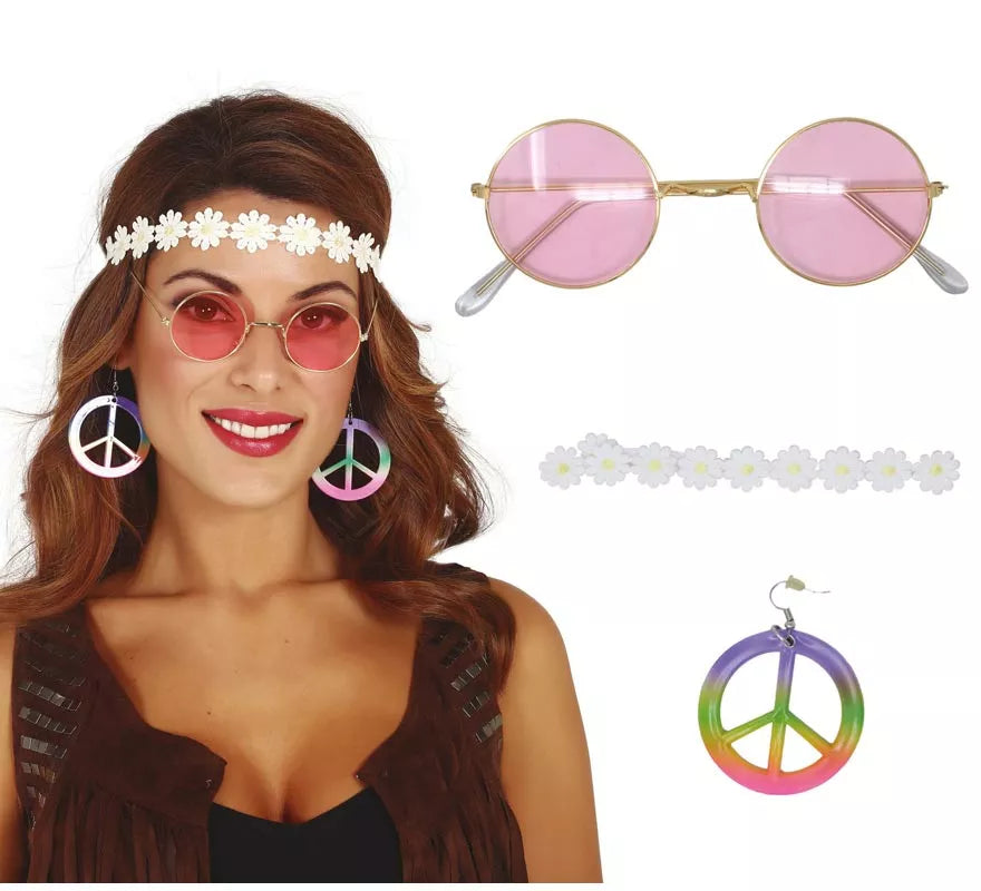 Translation missing: en.Kit Hippie: Cinta, Gafas y Pendientes