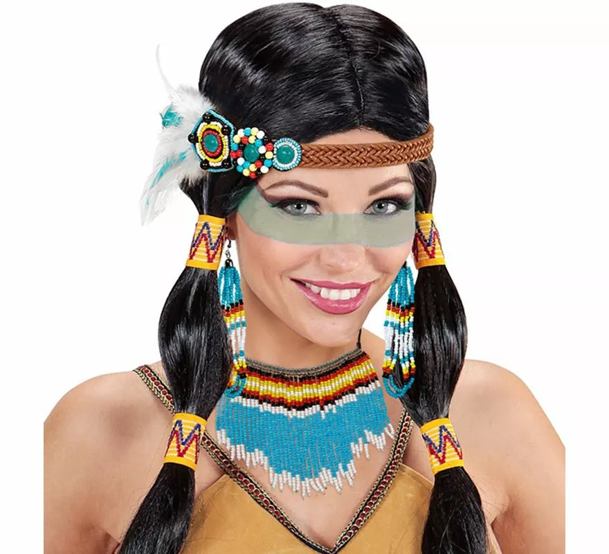 Kit India Nativa: Collar, Pendientes y Cinta