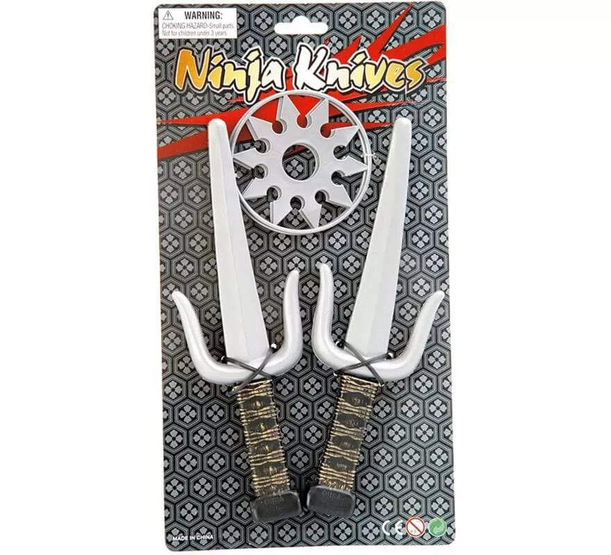 Translation missing: en.Kit Ninja: 2 cuchillos y 2 estrellas