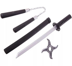 Ninja Kit: Star, Nunchaku and 55 cm Sword