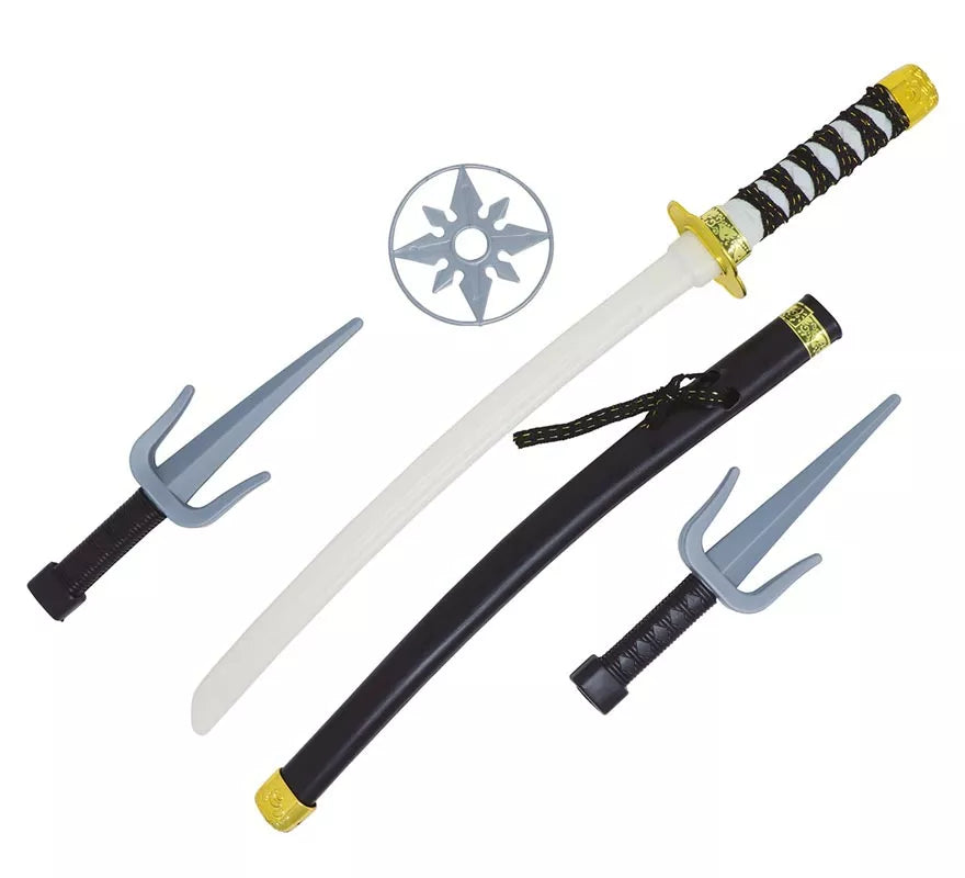 Kit Ninja: Sable, 2 Cuchillos y Estrella
