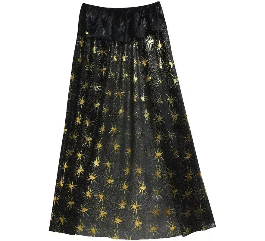 Kit o Disfraz de Bruja: Gorro y Capa 110 cm