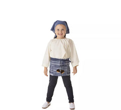 Kit or Blue Check Chestnut Seller Costume for girls
