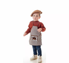 Chestnut Seller Efrén Kit or Costume for Baby: Apron and Beret