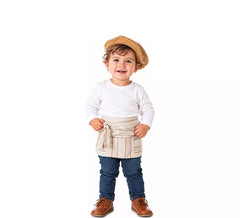 Kit or Short Brown Striped Chestnut Seller Costume for babies
