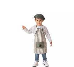 Kit or Olive Green Striped Chestnut Seller Costume for babies