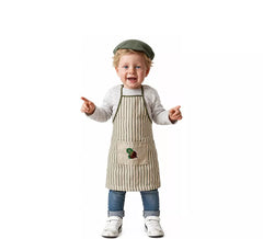 Kit or Green Striped Chestnut Seller Costume for babies