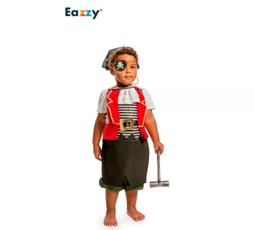 Kit o disfraz Wild Pirate para niño