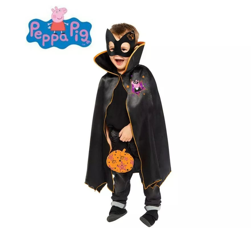 Translation missing: en.Kit Peppa Pig para niños: Antifaz, capa y bolsa
