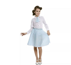 Blue Pin-Up Kit for girl: Skirt and Tie