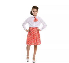 Red Pin-Up Kit for girl: Skirt and Tie