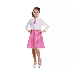Pink Pin-Up Kit for Girl: Skirt and Tie