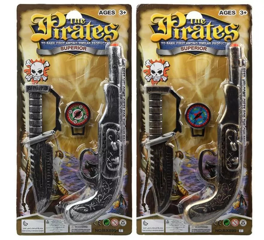 Translation missing: en.Kit Pirata: Brújula, Cuchillo y Trabuco en 2 modelos surtidos