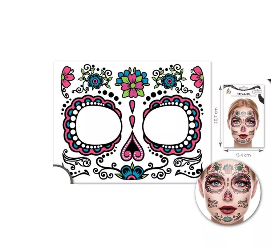 Translation missing: en.Kit Tatuaje Facial Catrina rosa