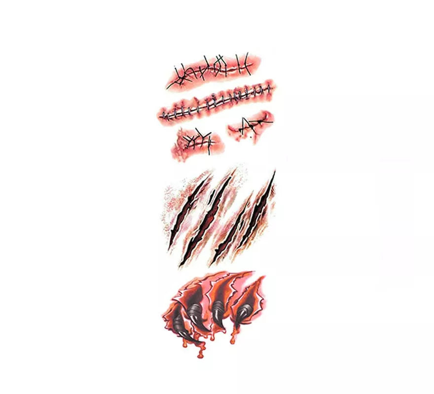 Kit Tatuajes Heridas y Costuras