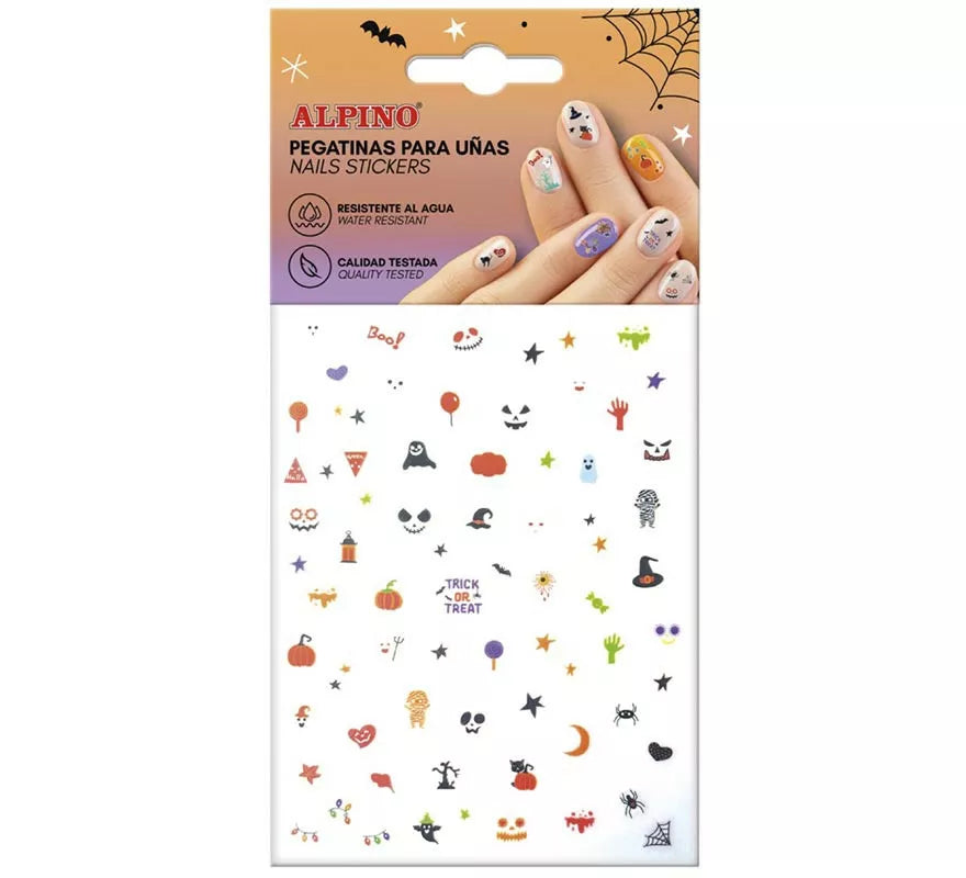 Lámina de Pegatinas para Uñas de Halloween en 2 modelos surtidos