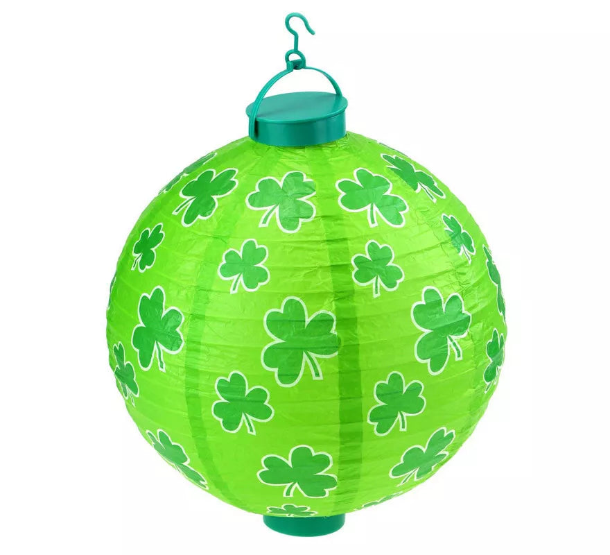 Lámpara Luminosa del Día de San Patrick con 2 Luces Led Blancas de 30 cm