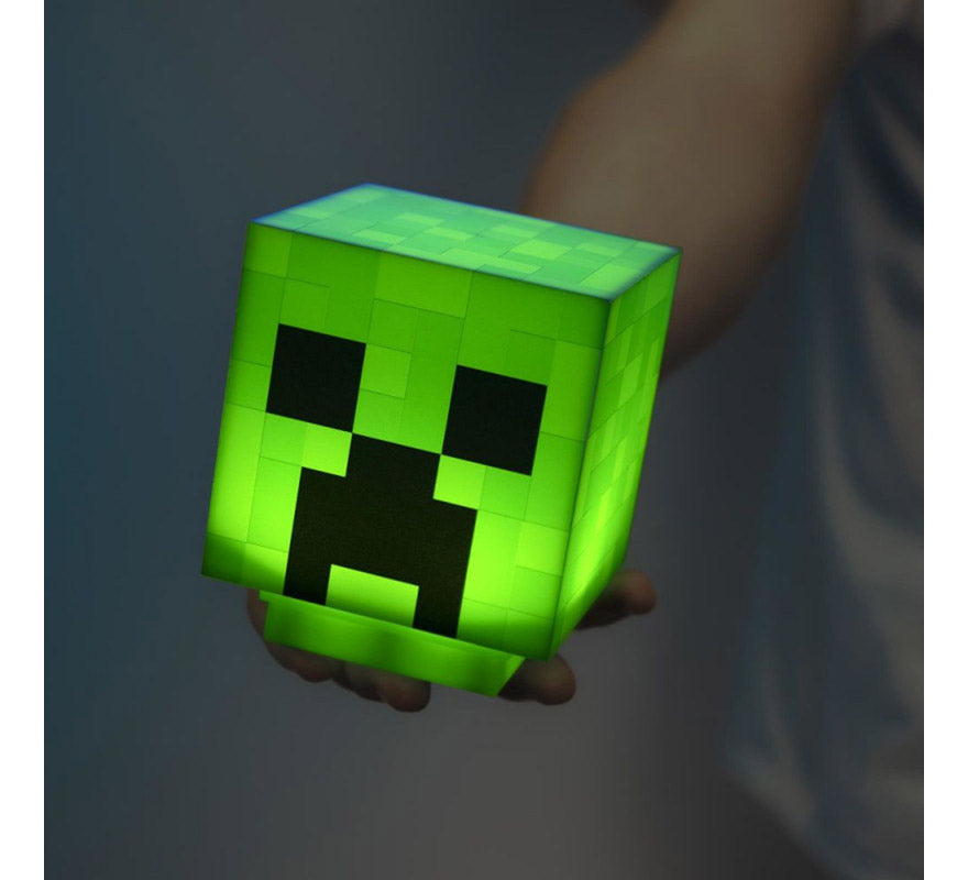 Lámpara Minecraft Creeper