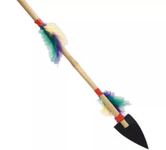 Indian spear with feathers 115 cm