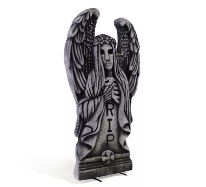 Lápida Ángel Muerta RIP de 61,5x34,5x4 cm