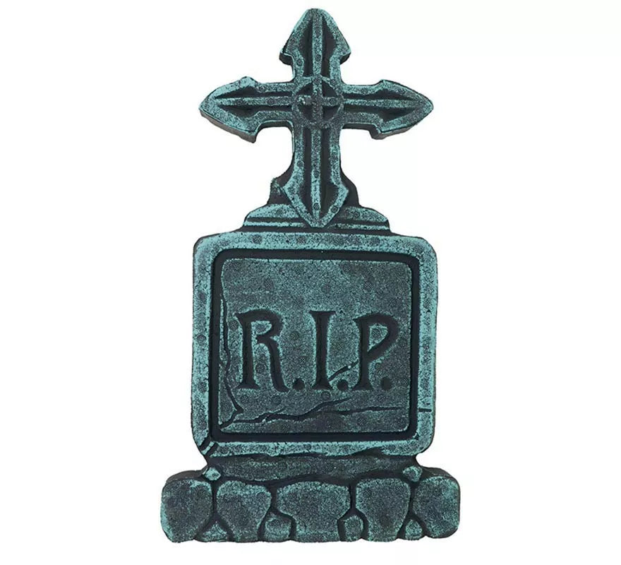 Translation missing: en."Lápida Cementerio Cruz ""RIP"" de 43x22 cm"