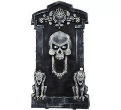 Gargoyle Cemetery Tombstone with Light and Sound 91.5x50 cm