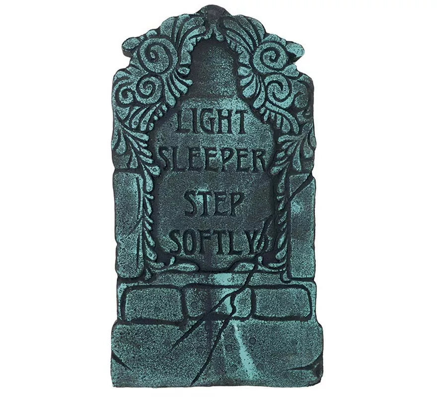 Translation missing: en."Lápida Cementerio ""Light Sleeper, Step Softly"" de 43x22 cm"