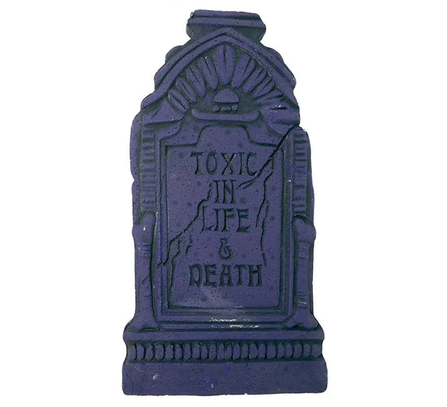 "Lápida Cementerio ""Toxic in Live"" de 43x22 cm"