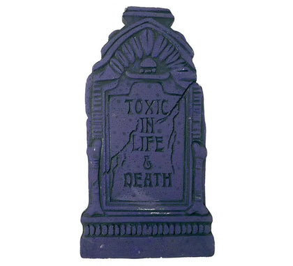 "Lápida Cementerio ""Toxic in Live"" de 43x22 cm"