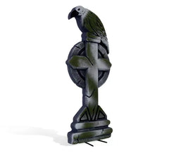 Gravestone with crow and cross 22x54 cm