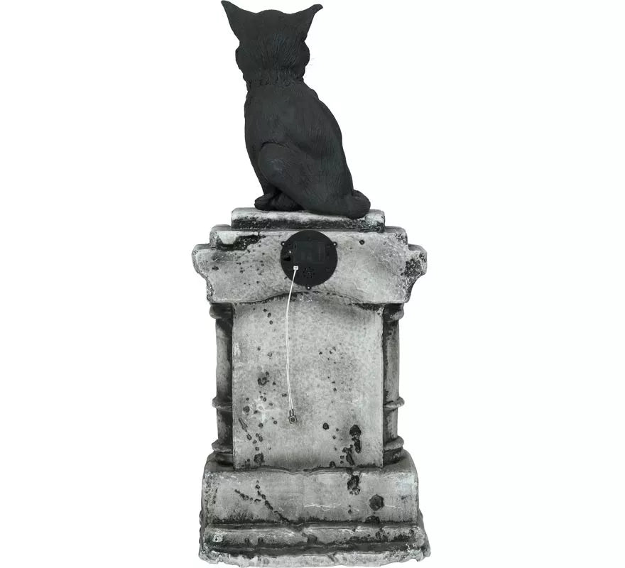 Lápida con Gato con Luz y Sonido de 90x40 cm